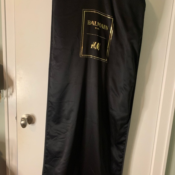 BALMAIN x H&M HM COLLAB GARMENT DUSTBAG BRAND - Picture 3 of 4